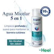 ATOPEEL - AGUA MICELAR 5 EN 1 220 ml | HEEL