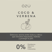 ACEITE CORPORAL Y CAPILAR COCO VERBENA 45ml | OZU
