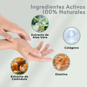 CREMA HUMECTANTE PARA MANOS CON FILTROS SOLARES, COLÁGENO Y ELASTINA NATURAL 80g | HAIKO