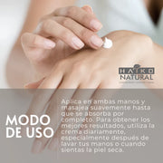 CREMA HUMECTANTE PARA MANOS CON FILTROS SOLARES, COLÁGENO Y ELASTINA NATURAL 80g | HAIKO