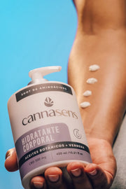 CREMA HIDRATANTE CORPORAL SHOT DE AMINOÁCIDOS 450ml | CANNASENS
