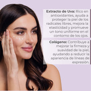 GEL ANTIEDAD CONTORNO DE OJOS CON EXTRACTO DE UVA NATURAL 30ml | HAIKO