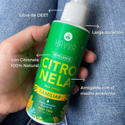 REPELENTE NATURAL DE CITRONELLA 120ml | HAVVA