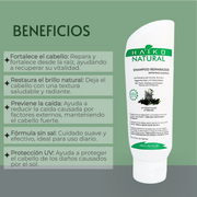 SHAMPOO REPARADOR CON EXTRACTO DE TOMILLO, ROMERO Y ALGAS MARINAS NATURAL 200ml | HAIKO