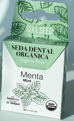 SEDA DENTAL ORGÁNICA MENTA 50 m | SOUL SEED