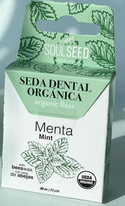 SEDA DENTAL ORGÁNICA Menta 30 m | SOUL SEED